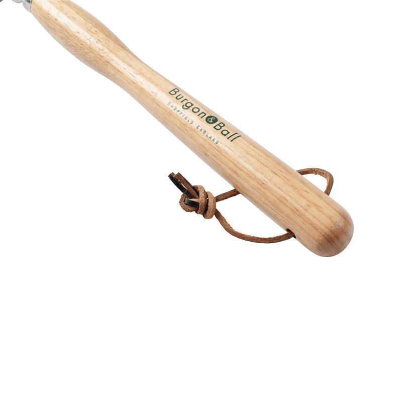 RHS Endorsed Stainless Steel Mid Handled Fork by Burgon & Ball | Mid handled hand fork | GTH/SHFMHRHS 5019360008590 | AllotMate Essentials