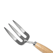 RHS Endorsed Stainless Steel Mid Handled Fork by Burgon & Ball | Mid handled hand fork | GTH/SHFMHRHS 5019360008590 | AllotMate Essentials