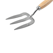 RHS Endorsed Stainless Steel Mid Handled Fork by Burgon & Ball | Mid handled hand fork | GTH/SHFMHRHS 5019360008590 | AllotMate Essentials