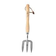 RHS Endorsed Stainless Steel Mid Handled Fork by Burgon & Ball | Mid handled hand fork | GTH/SHFMHRHS 5019360008590 | AllotMate Essentials