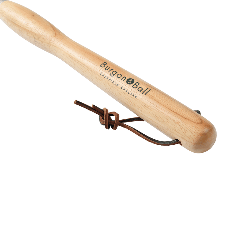 RHS Endorsed Stainless Steel Mid Handled Trowel by Burgon & Ball | Mid handled garden trowel | GTH/SHTMHRHS 5019360008583 | AllotMate Essentials