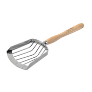 RHS Endorsed Stainless Steel Potato Harvesting Scoop by Burgon & Ball | Potato harvesting tool | GTH/POTSCOOPRHS 5019360008576 | AllotMate Essentials