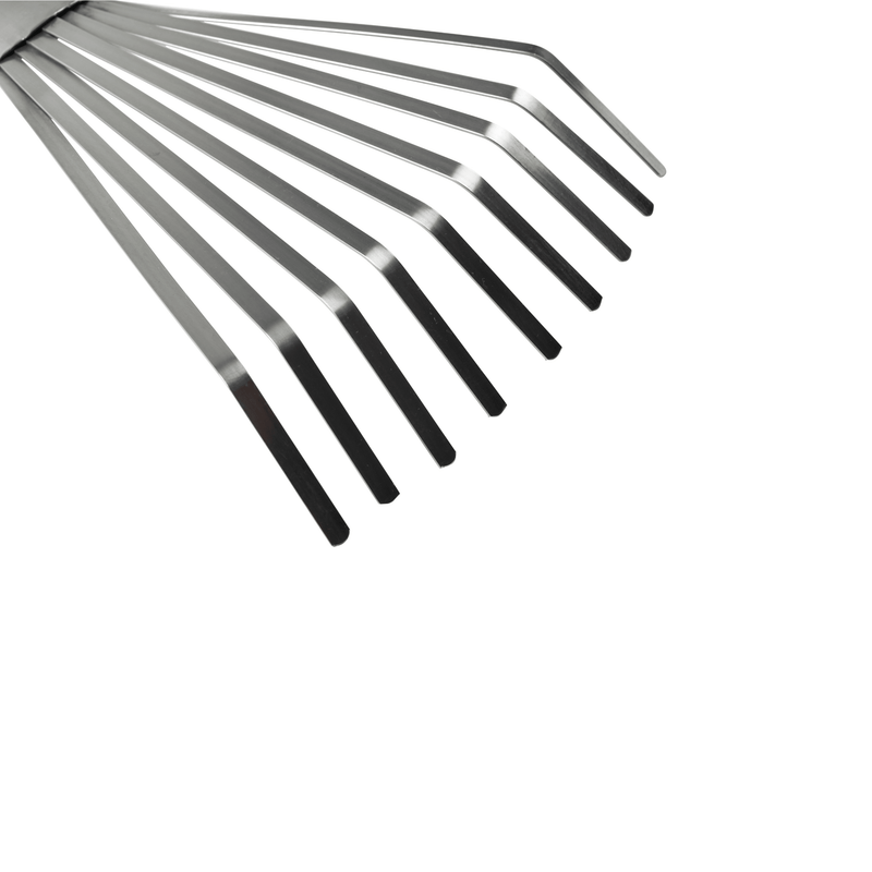 RHS Endorsed Stainless Steel Shrub Rake by Burgon & Ball | Hand rake | GTH/SSRRHS 5019360008538 | AllotMate Essentials