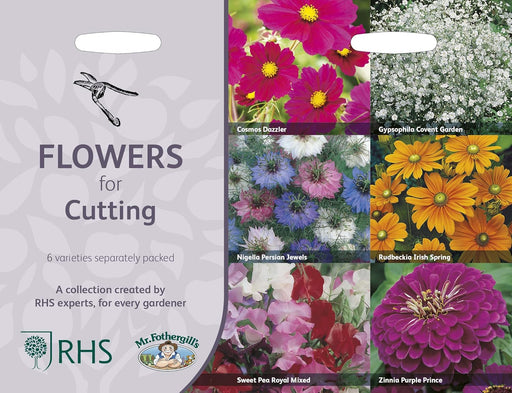 RHS Flowers for Cutting Seed Collection 6 Cut Flower Varieties | Flower Seeds | 5011775290362 5011775290362 | AllotMate Essentials