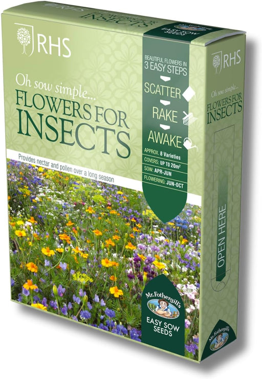 RHS Flowers For Insects Easy Sow Seeds 20g Box | Flower Seeds | 5011775335773 5011775335773 | AllotMate Essentials
