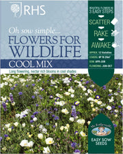 RHS Flowers For Wildlife Cool Mix Easy Sow Seeds 20g Box | Flower Seeds | 5011775335742 5011775335742 | AllotMate Essentials