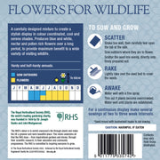 RHS Flowers For Wildlife Cool Mix Easy Sow Seeds 20g Box | Flower Seeds | 5011775335742 5011775335742 | AllotMate Essentials