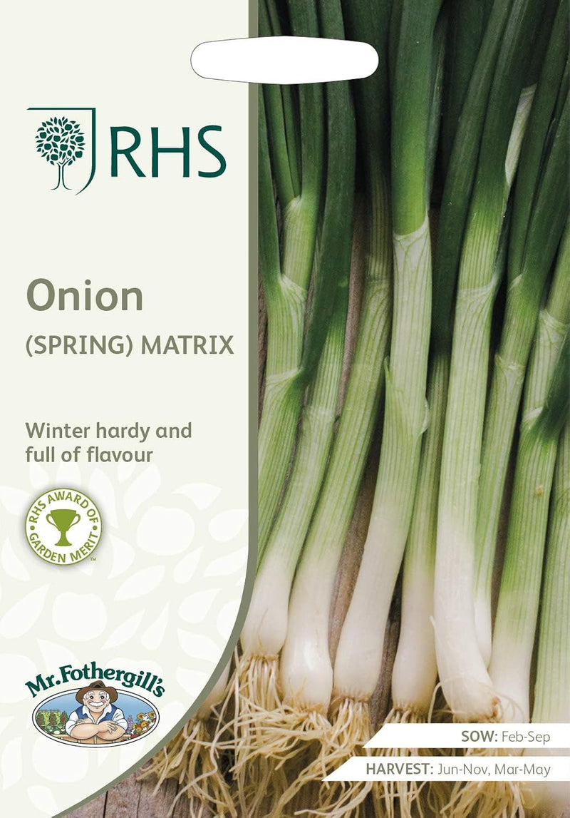 RHS ONION (Spring) Matrix | Vegetable Seeds | 16755 5.01178E+12 | AllotMate Essentials