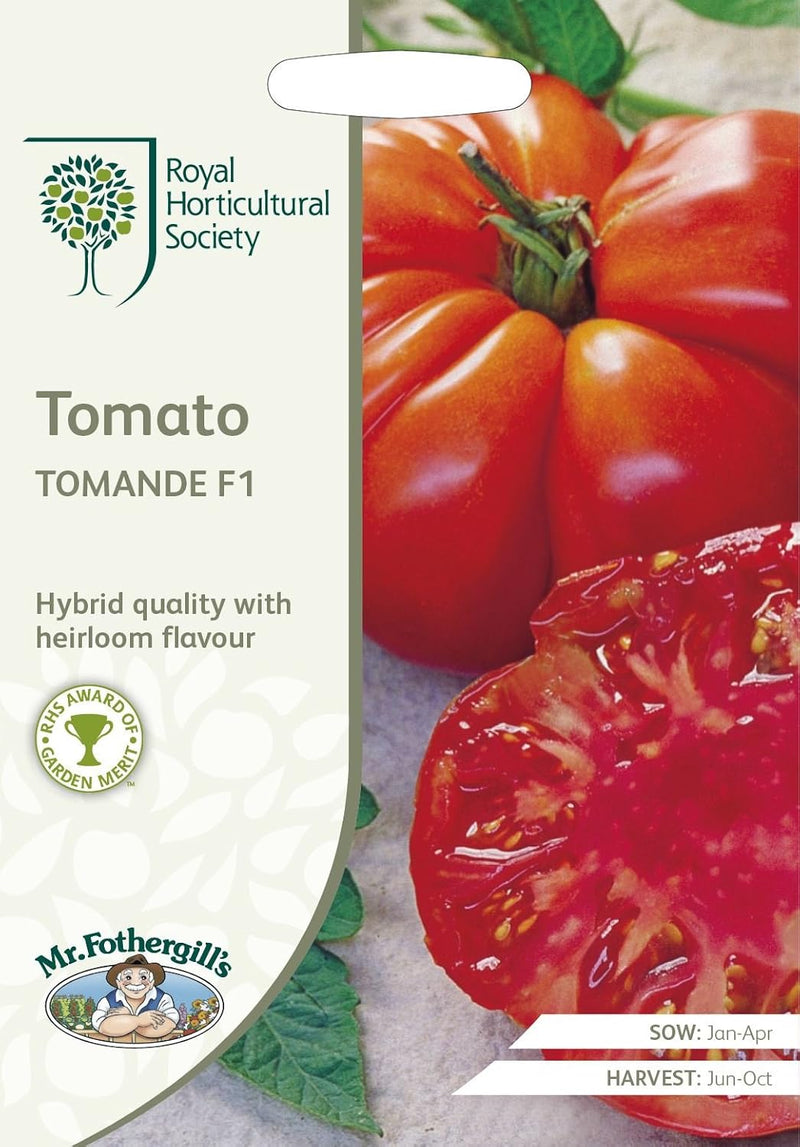 RHS TOMATO Tomande F1, 10 Seeds | Vegetable Seeds | 10181 5011775273778 | AllotMate Essentials