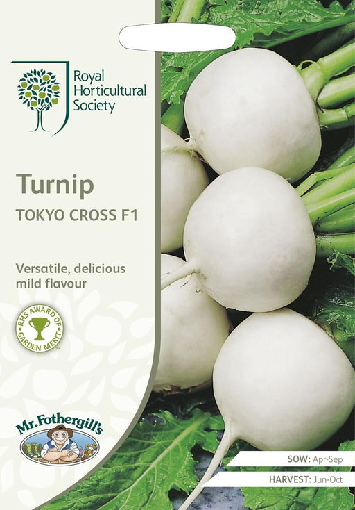 RHS Turnip Tokyo Cross F1 500 Seeds | Vegetable Seeds | 17125 5011775273808 | AllotMate Essentials