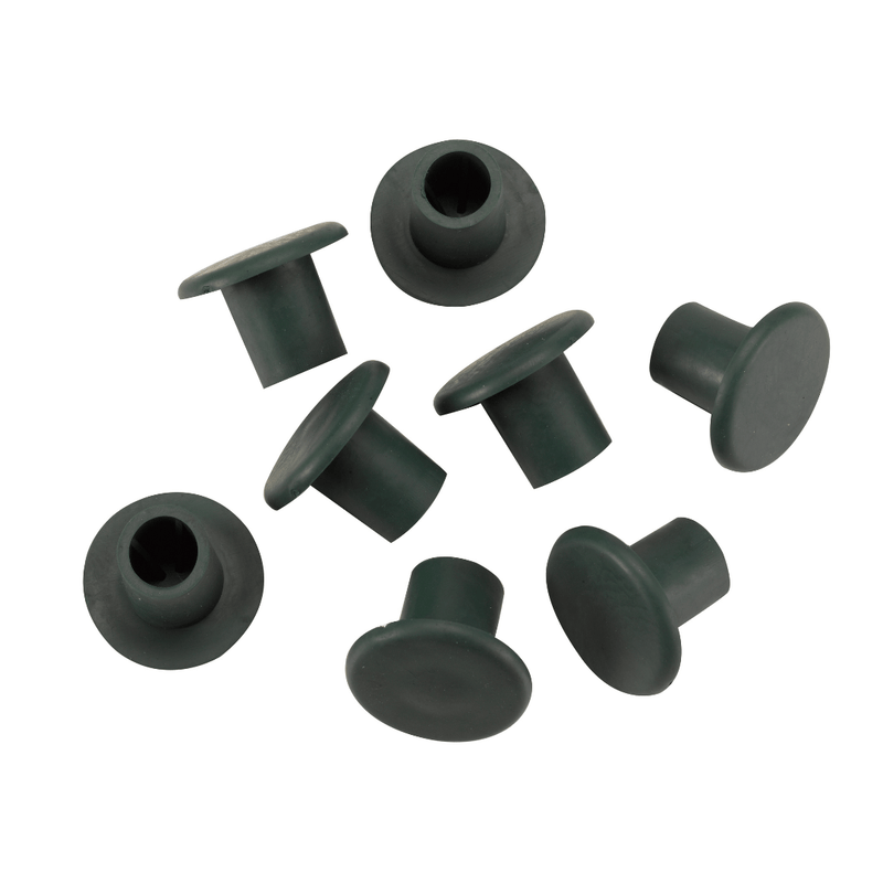 Safety Cane Caps, 10 Pack | Plant Support & Protection | 8800001 5050642051477 | AllotMate Essentials