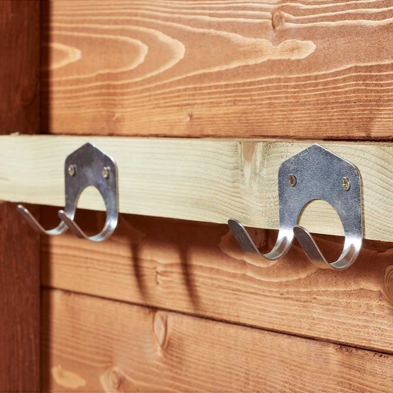 Smart Garden Tool Hooks 5 Pack, Iron Storage Hooks for Garden and Workshop Tools | Tool storage hook | 8802003 5050642071031 | AllotMate Essentials