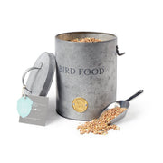 Sophie Conran Galvanized Bird Food Tin with Scoop | Bird food storage | 5019360012658 5019360012658 | AllotMate Essentials