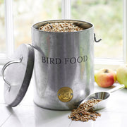 Sophie Conran Galvanized Bird Food Tin with Scoop | Bird food storage | 5019360012658 5019360012658 | AllotMate Essentials