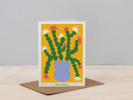 Studio Wald Christmas Plant Card - Cactus | Christmas Card | XBC1 | AllotMate Essentials