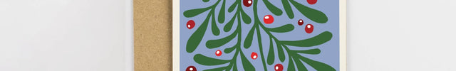 Studio Wald Christmas Plant Card - Mistletoe | Christmas Card | XBC5 | AllotMate Essentials