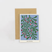 Studio Wald Christmas Plants Cards (Pack of 6): Six Botanical Christmas Card Designs on Thick Soft White Board, Boxed, Made in the UK | Christmas Cards | 5060918580648 5060918580648 | AllotMate Essentials