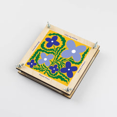 Studio Wald Flower Press Smock 15cm UK Made Botanical Flower Press Kit