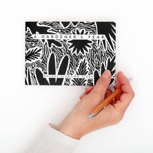 Gardener’s Diary – Black & White Illustrated Journal | Studio Wald | Diary | WGDY | AllotMate Essentials