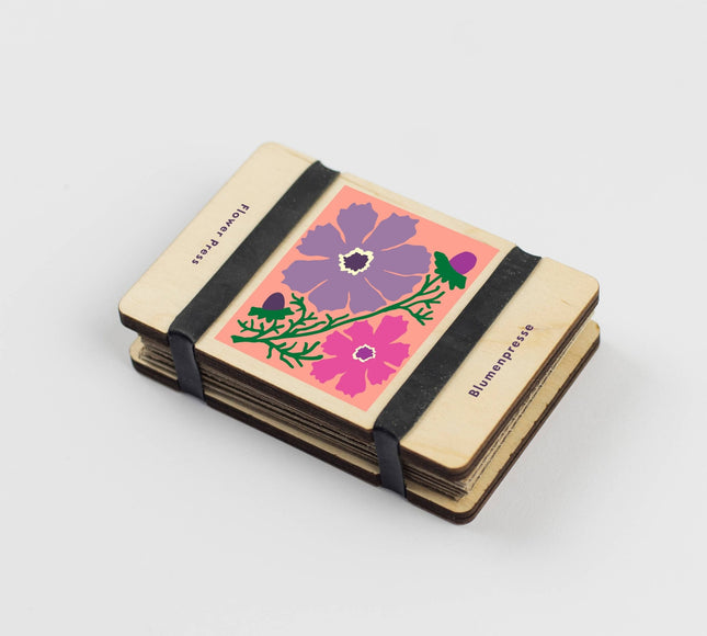Pocket Flower Press – Cosmos Floral Design for Nature Pressing | Studio Wald | Flower Press Kit | BPPC | AllotMate Essentials