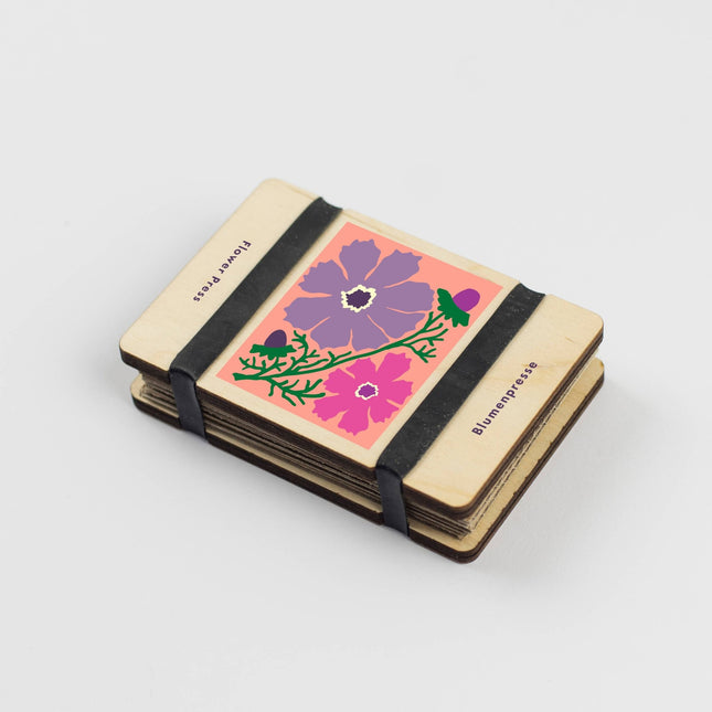 Pocket Flower Press – Cosmos Floral Design for Nature Pressing | Studio Wald | Flower Press Kit | BPPC | AllotMate Essentials