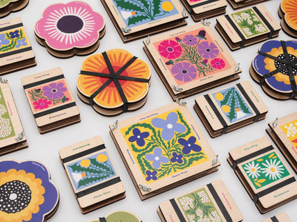 Pocket Flower Press – Cosmos Floral Design for Nature Pressing | Studio Wald | Flower Press Kit | BPPC | AllotMate Essentials