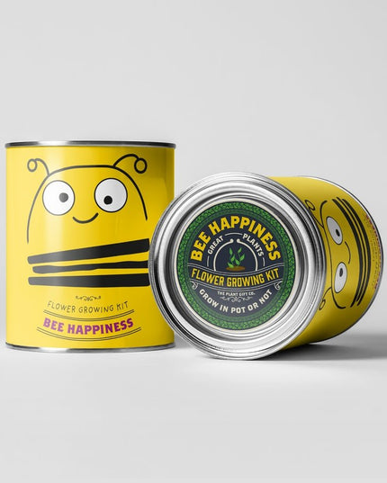Big Bee Happiness Grow Kit – Pollinator - Friendly Plant Gift | The Plant Gift Co. | Plant Growing Kit | BIG - BEE - HPP | AllotMate Essentials