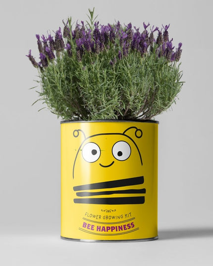 Big Bee Happiness Grow Kit – Pollinator - Friendly Plant Gift | The Plant Gift Co. | Plant Growing Kit | BIG - BEE - HPP | AllotMate Essentials