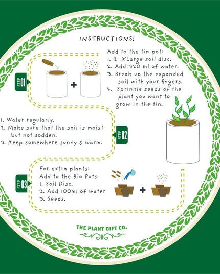 The Plant Gift Co. The Plant Gift Co. - Big Bee Happiness Eco Plant Grow Kit - Plant Growing Kit - AllotMate Essentials - BIG - BEE - HPP - 