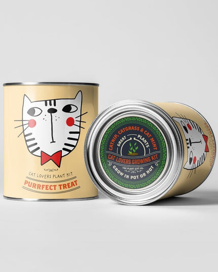 Cat - Friendly Plant Grow Kit – Perfect Gift for Cat Owners | The Plant Gift Co. | Plant Growing Kit | THEPLANTCO - CATLOVERS | AllotMate Essentials