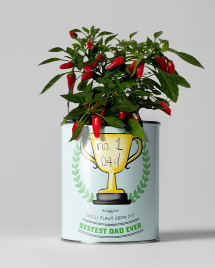 Grow Your Own Chilli Kit – 'Number One Dad' Gift Set | The Plant Gift Co. | Plant Growing Kit | THEPLANTCO - NO1DAD | AllotMate Essentials