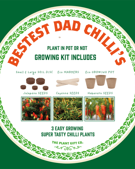 Grow Your Own Chilli Kit – 'Number One Dad' Gift Set | The Plant Gift Co. | Plant Growing Kit | THEPLANTCO - NO1DAD | AllotMate Essentials