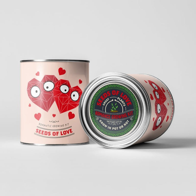 Seeds of Love Plant Kit – Eco - Friendly Romantic Gift | The Plant Gift Co. | Flower Plant Kit | SDS - OF - LV - GRW | AllotMate Essentials