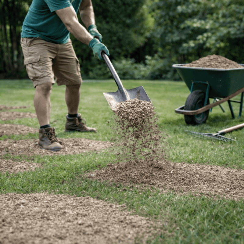 Topdressing Sand and Soil Mix for lawns | Topsoil & Compost | DTJBB10KG Custom Product | AllotMate Essentials