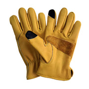 Touchscreen-Compatible Leather Gardening Gloves for Cold Weather - The Noble Badger Highcliffe Touch | Gardening Gloves |   | AllotMate Essentials