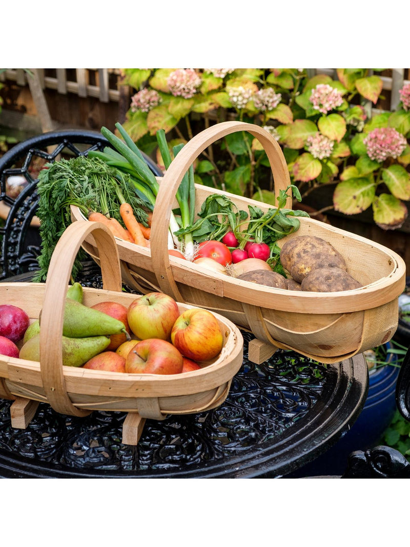 Traditional Garden Trug, Large Wooden Harvesting Trug, 57cm Length | Garden Tools and Accessories | 5019360006985 5019360006985 | AllotMate Essentials