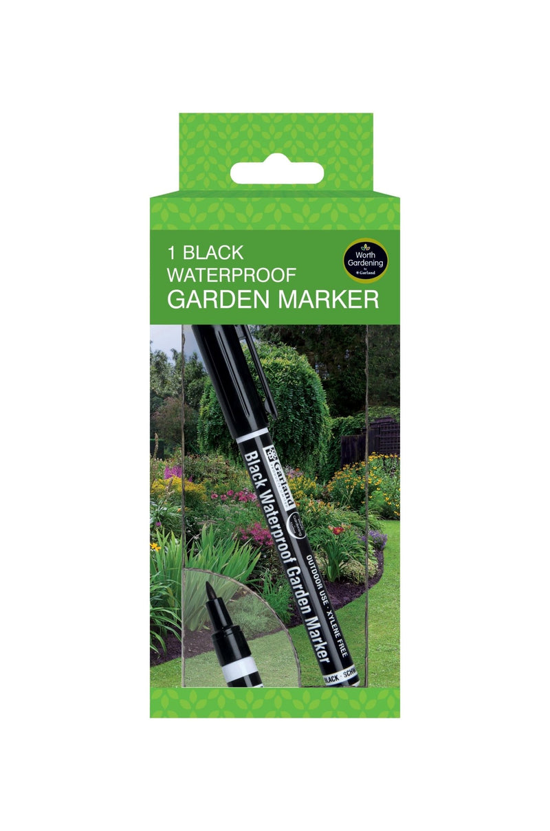 Waterproof Garden Marker – Permanent Plant Labelling Pen in Black or White | Garland | Garden Marker | 5031670508508 5031670508508 | AllotMate Essentials