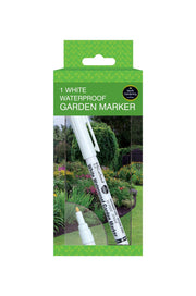 Waterproof Garden Marker – Permanent Plant Labelling Pen in Black or White | Garland | Garden Marker | 5031670508652 5031670508652 | AllotMate Essentials