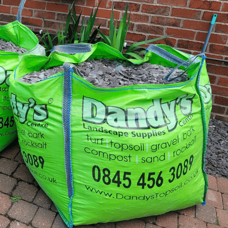 Welsh Blue Plum Crushed Slate Chippings 20mm | Gravel, Slate & Aggregates | DCWS2040 Custom Product | AllotMate Essentials