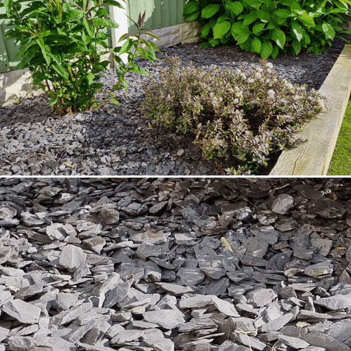 Welsh Blue Plum Crushed Slate Chippings 20mm | Gravel, Slate & Aggregates | DCWS20JBB Custom Product | AllotMate Essentials