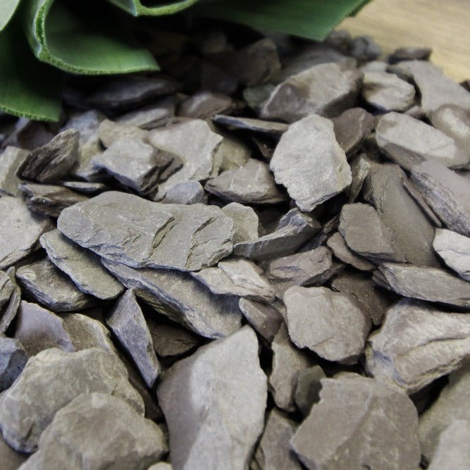 Welsh Blue Plum Crushed Slate Chippings 20mm | Gravel, Slate & Aggregates | DCWS20SBB Custom Product | AllotMate Essentials