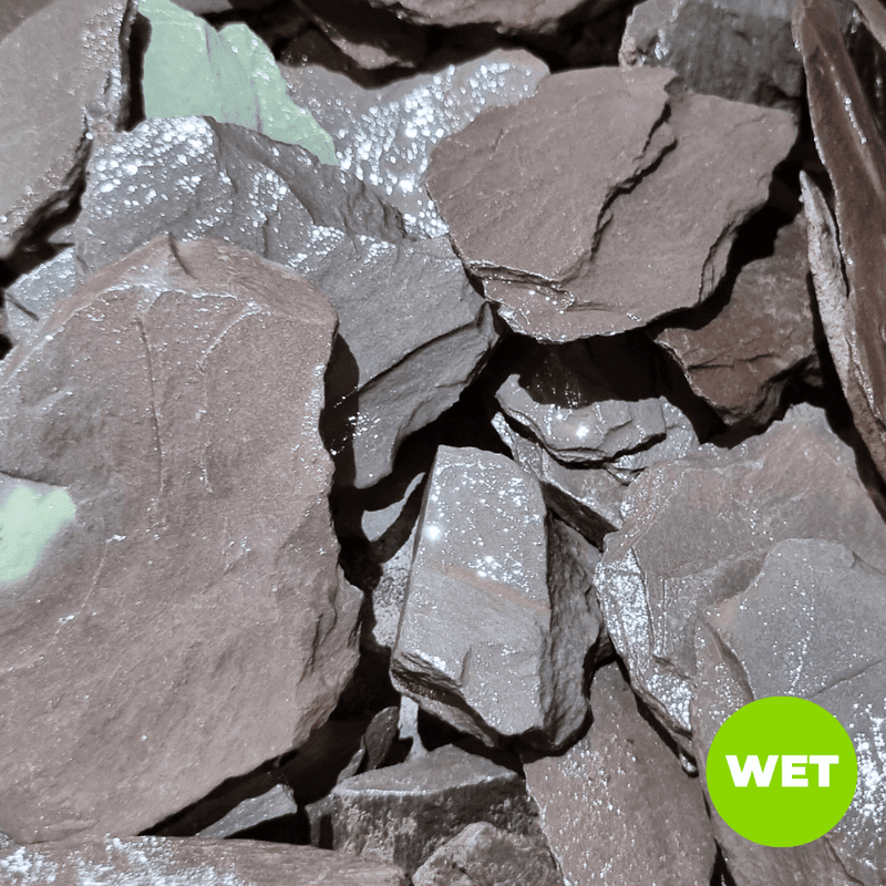 Welsh Aggregates Welsh Blue Plum Crushed Slate Chippings 40mm | Dandy's Topsoil ...