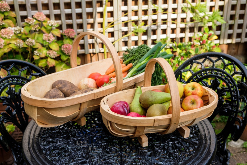 Traditional Garden Trug – Large Size for Harvesting & Carrying | Burgon & Ball | Trug | GHV/TRL 5019360006985 | AllotMate Essentials