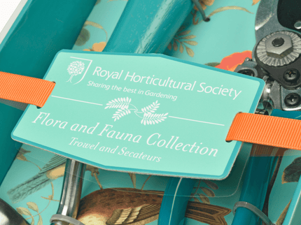 Flora & Fauna Garden Gift Set – Trowel & Secateurs in RHS Design | Burgon & Ball | Garden Trowel & Secateurs Gift Set | GRH/TSBOXFF 5019360013013 | AllotMate Essentials