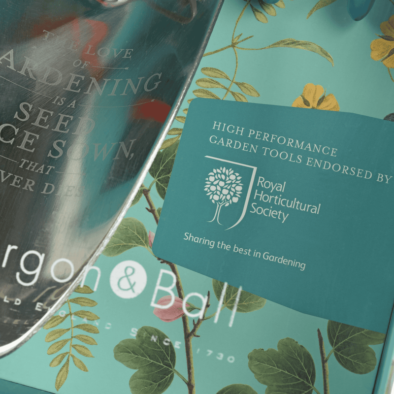 Flora & Fauna Garden Gift Set – Trowel & Secateurs in RHS Design | Burgon & Ball | Garden Trowel & Secateurs Gift Set | GRH/TSBOXFF 5019360013013 | AllotMate Essentials