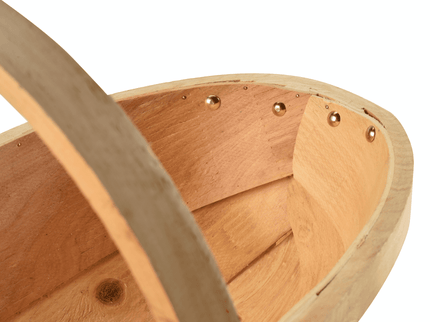 Traditional Wooden Trug – Medium Harvest Basket | FSC Wood by Burgon & Ball | Trug | GHV/TRM 5019360006985 | AllotMate Essentials