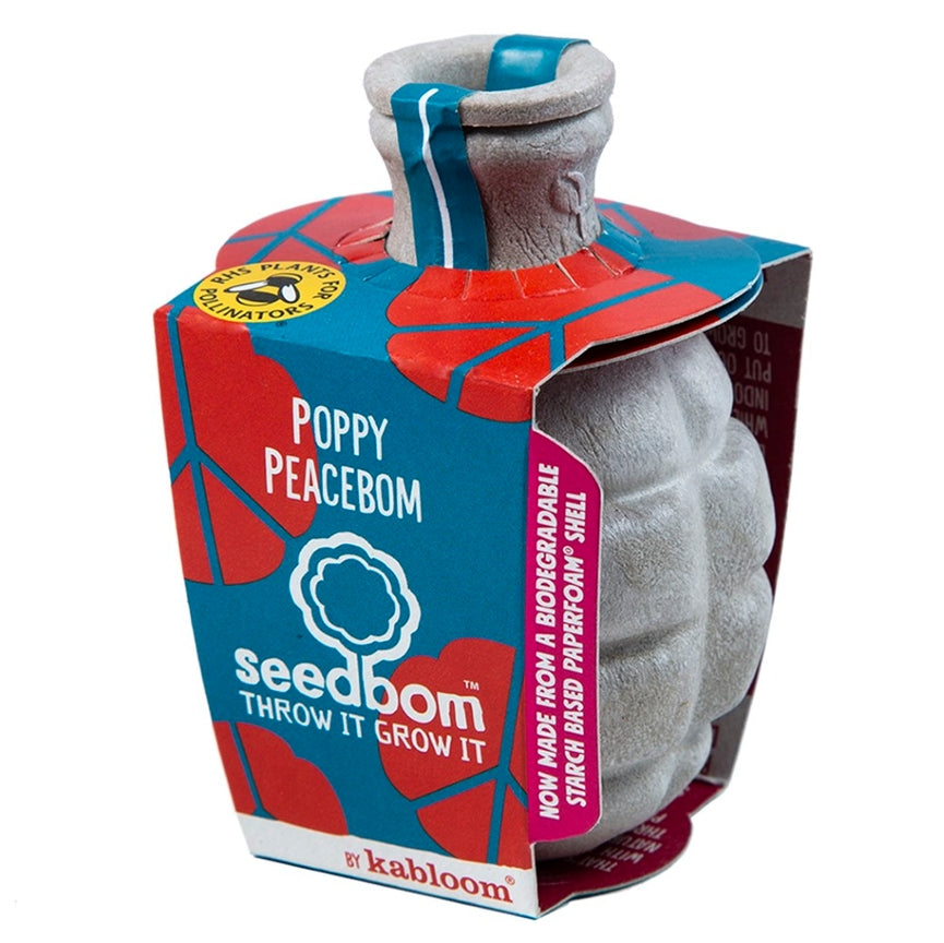  Kabloom Poppy Peacebom Seedbom PP6883 The Green Thumb Club