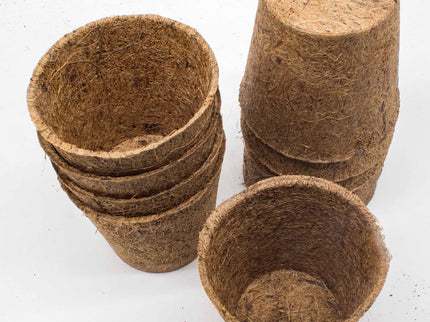 10cm Coir Plant Pots – Biodegradable Starter Pots | Peat - Free | CoirProducts | Pots | CP10 5060861940155 | AllotMate Essentials