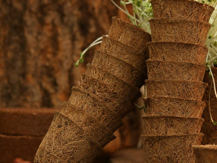 13cm Coir Plant Pots – 100% Biodegradable & Peat - Free 1L | Ideal for Sowing & Growing | Pots | CP13 5060861940162 | AllotMate Essentials