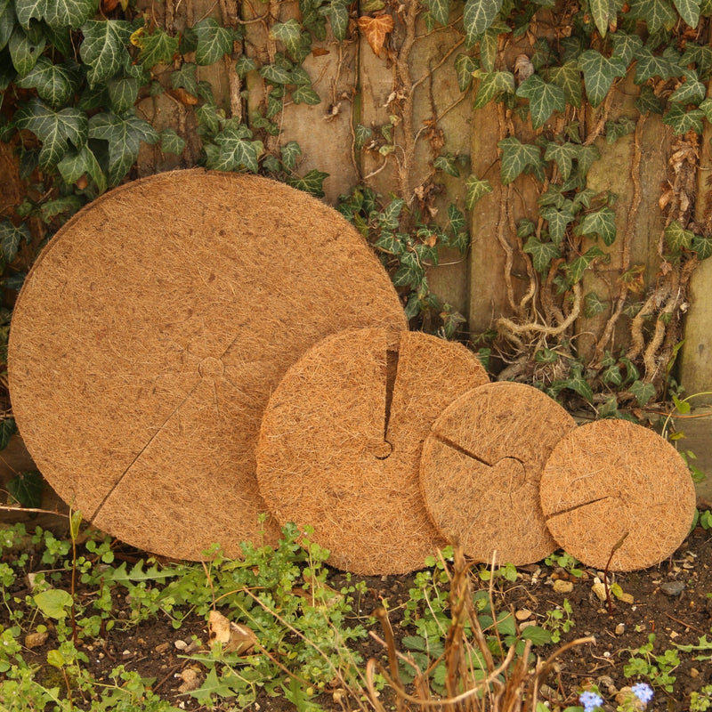 Mulch Mats – Biodegradable Weed Control Discs for Plants in 30cm & 40cm | CoirProducts | Mulch Mat | CP30 22723090 | AllotMate Essentials